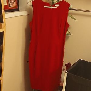Calvin Klein dress red